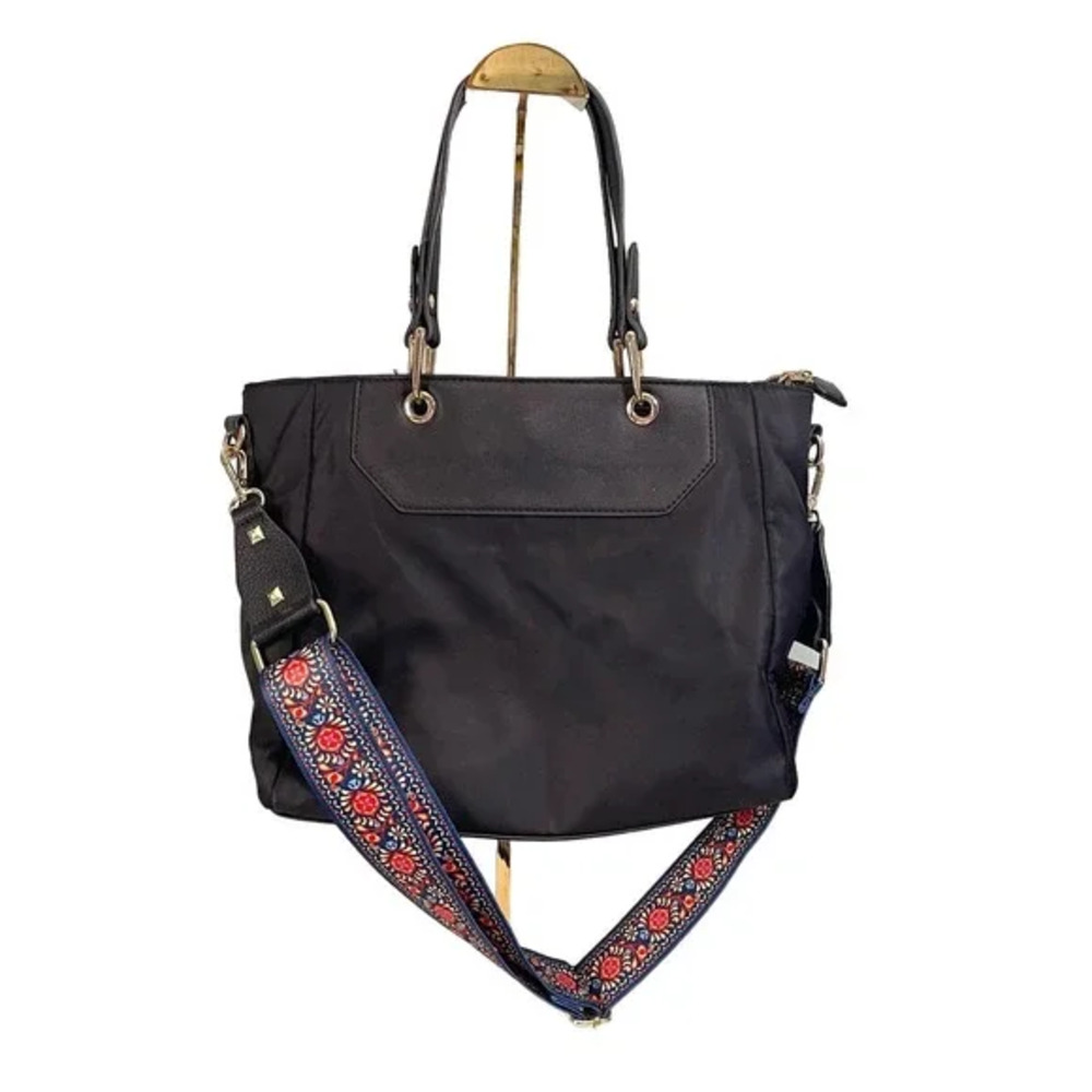 Womens Satchel Bag Black Fashion Casual Convertible Shoulder Sling Office Bag